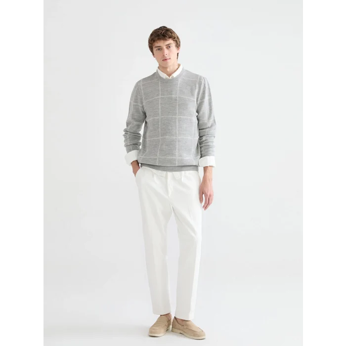 SOUTHBLUE Gri Bisiklet Yaka Erkek Triko Kazak