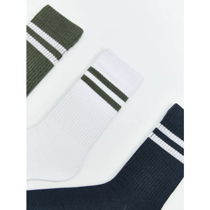 LCW ACCESSORIES Karışık Çizgili Erkek Soket Çorap 5li