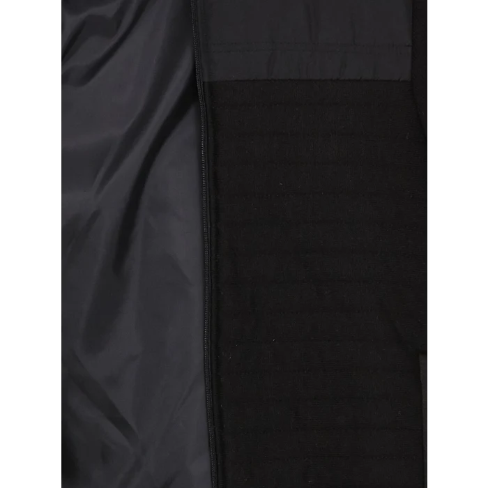 LCWAIKIKI Classic Siyah Standart Kalıp Dik Yaka Erkek Triko Mont