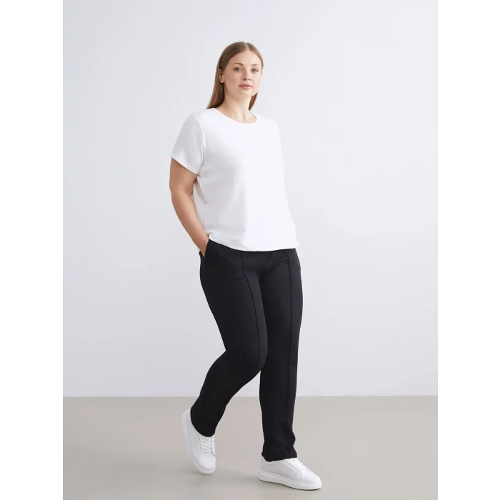 LCWAIKIKI Classic Siyah Beli Lastikli Kadın Eşofman Altı