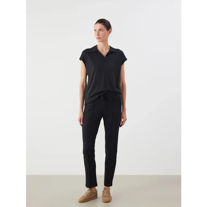 LCWAIKIKI Classic Siyah Beli Lastikli Kadın Eşofman Altı