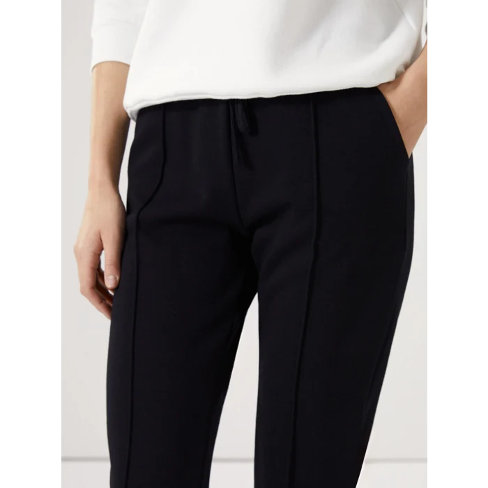 LCWAIKIKI Classic Siyah Beli Lastikli Kadın Eşofman Altı