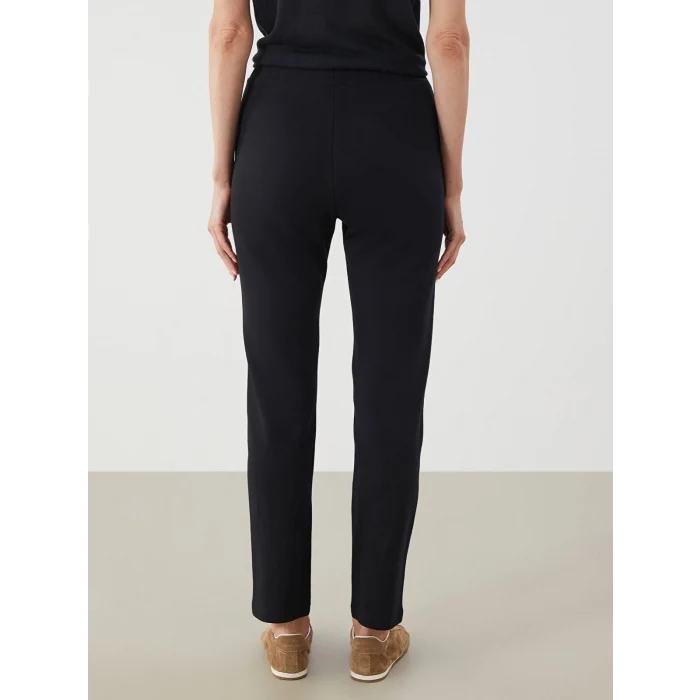 LCWAIKIKI Classic Siyah Beli Lastikli Kadın Eşofman Altı