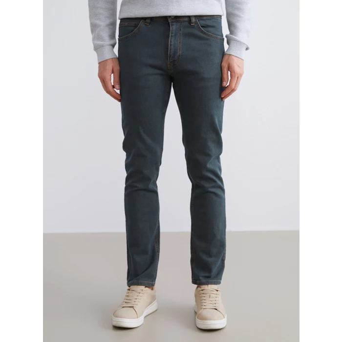 LCW Jeans Yeşil 750 Slim Fit Erkek Jean Pantolon