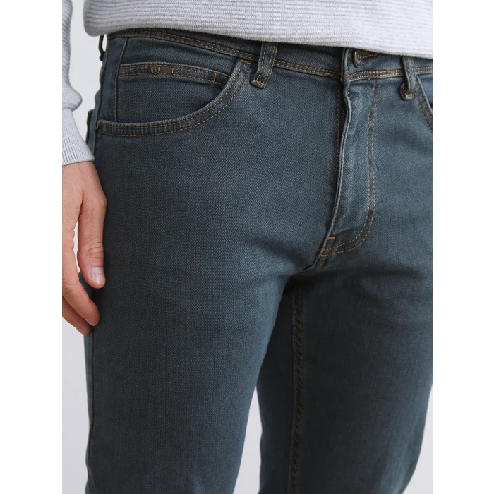 LCW Jeans Yeşil 750 Slim Fit Erkek Jean Pantolon