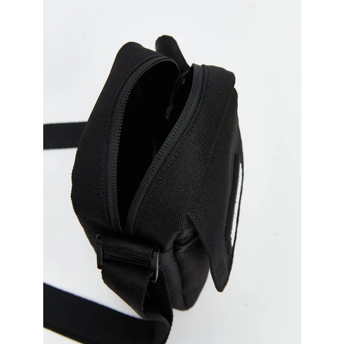 LCW ACCESSORIES Siyah Yazı Baskılı Erkek Göğüs Çantası