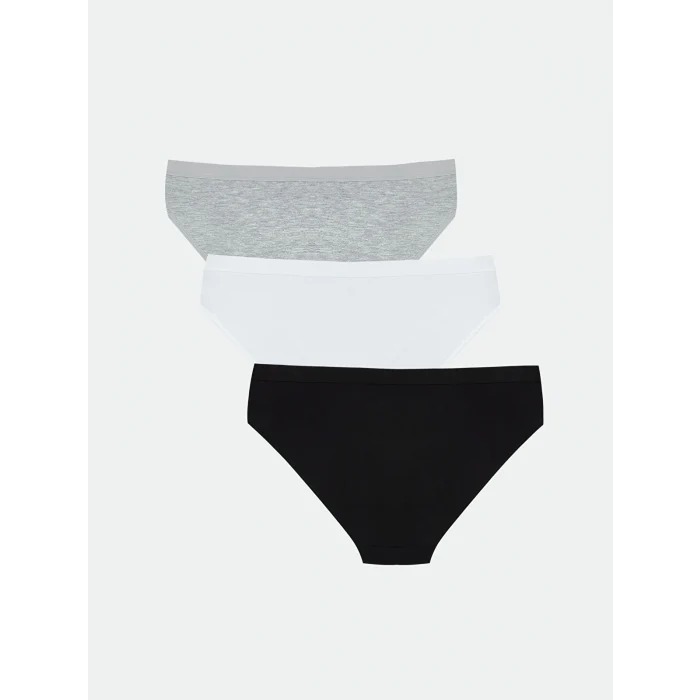 LCW Young Siyah Baskılı Bikini Külot 3lü