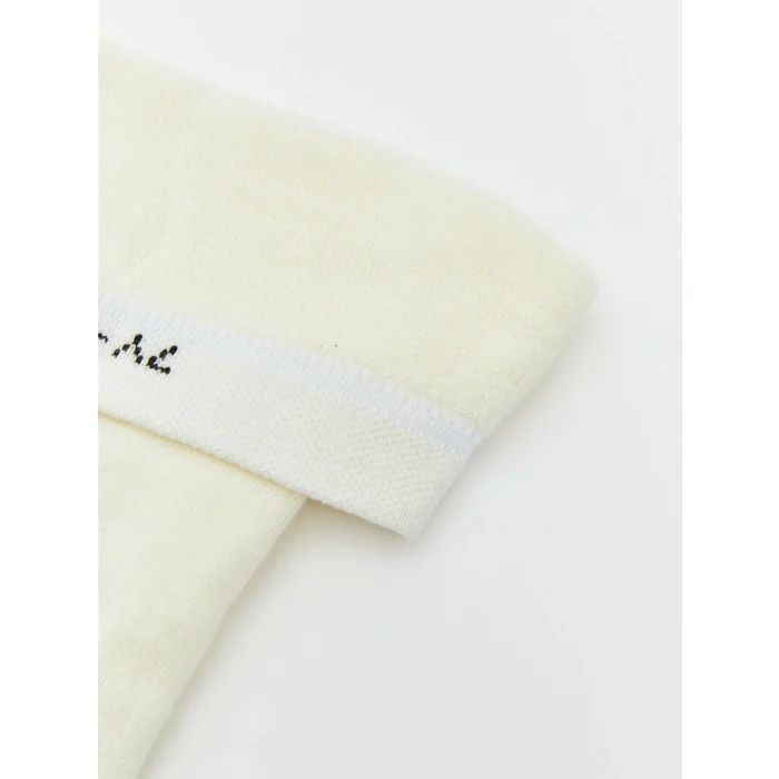 LCW Kids Ekru Kalp Desenli Kız Çocuk Külotlu Çorap