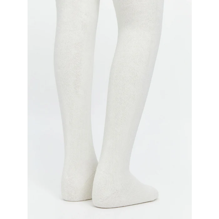 LCW Kids Siyah Basic Kız Çocuk Külotlu Çorap 2li