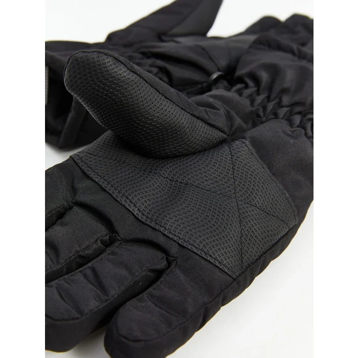 LCW ACCESSORIES Siyah Kilit Detaylı Erkek Çocuk Kayak Eldiveni