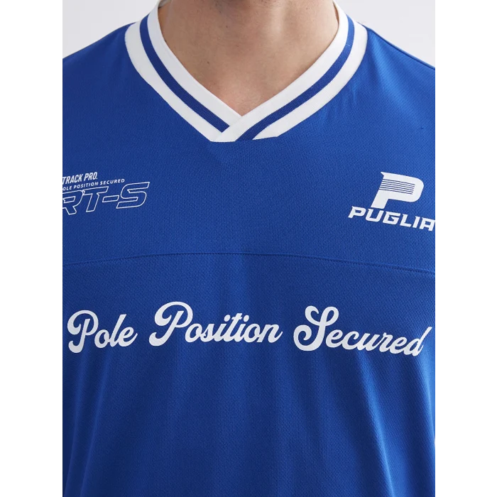 XSIDE Mavi V Yaka Kısa Kollu Erkek Tişört