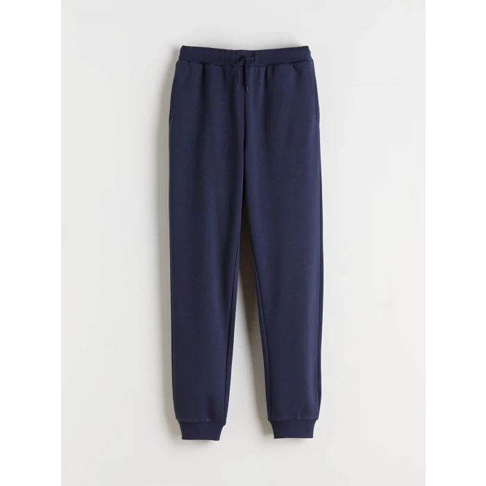 LCW Kids Lacivert Beli Lastikli Kız Çocuk Jogger Eşofman Alt