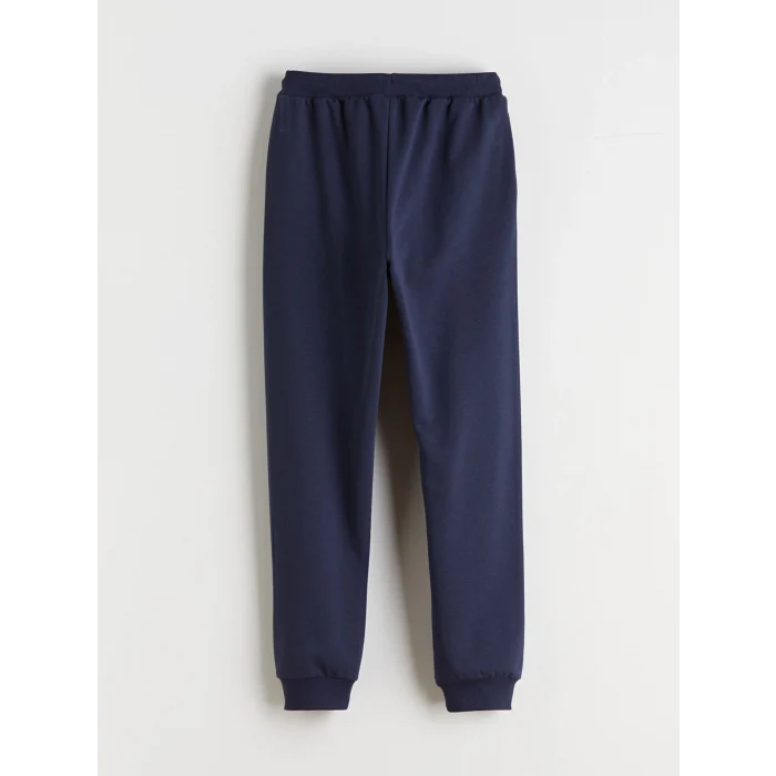 LCW Kids Lacivert Beli Lastikli Kız Çocuk Jogger Eşofman Alt