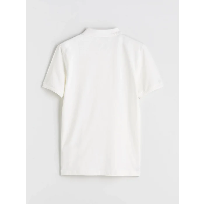 LCWAIKIKI Classic Ekru Polo Yaka Erkek Tişört