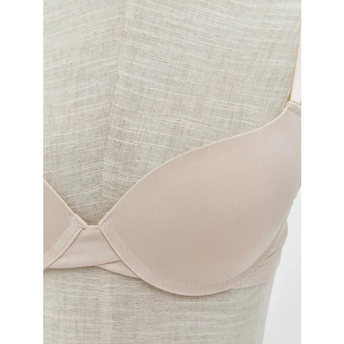 LCW DREAM Pembe Balenli Dolgusuz Düz Tişört Sütyen