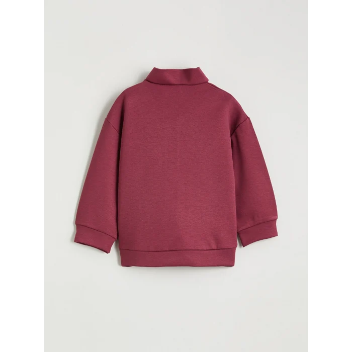 LCW Kids Bordo Baskılı Kız Çocuk Sweatshirt ve Pantolon 2li