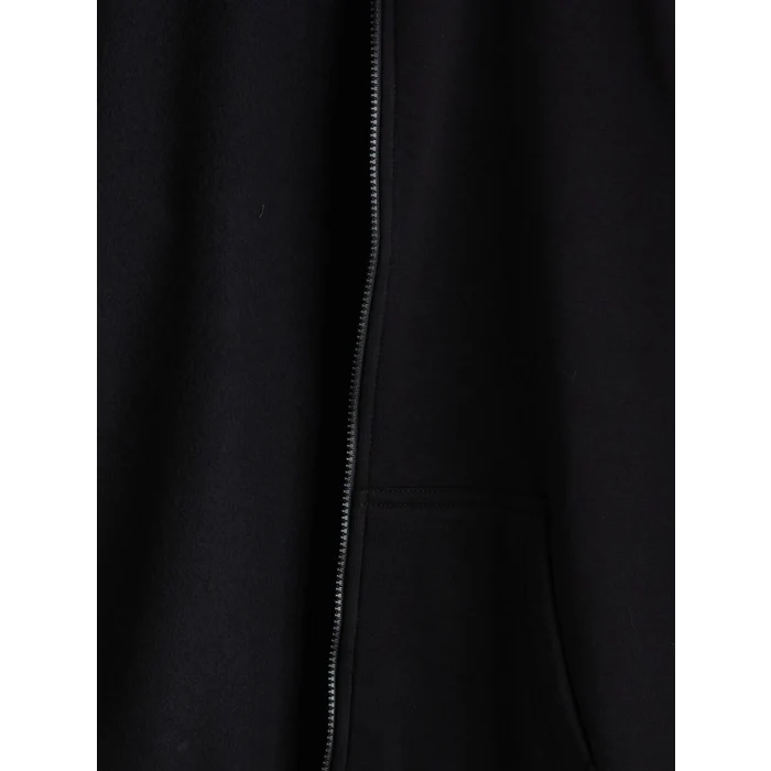 LC WAIKIKI Siyah Dik Yaka Erkek Fermuarlı Sweatshirt