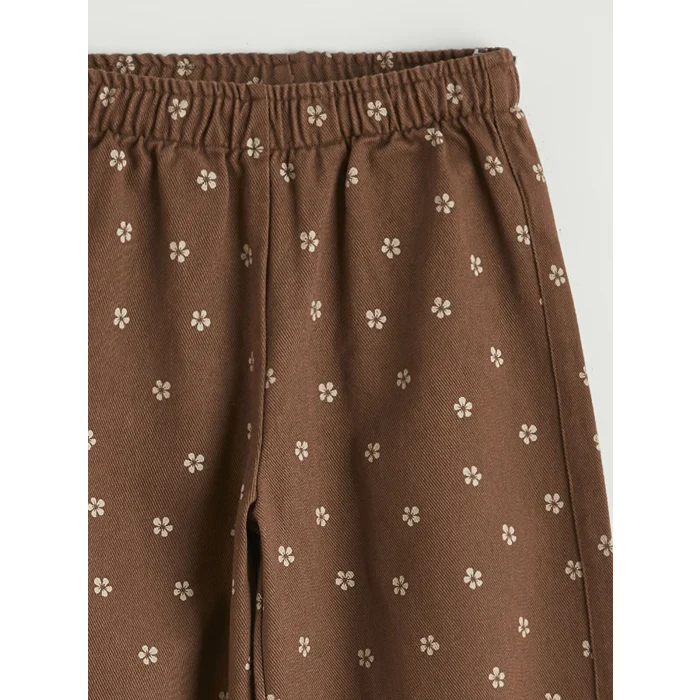 LCW Kids Kahverengi Kız Çocuk Bluz ve Jogger Pantolon 2li