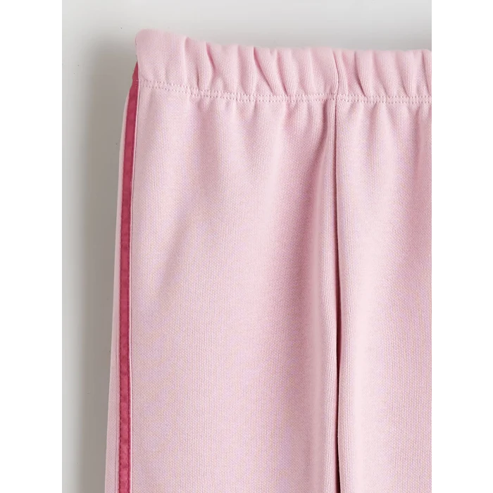 LCW Kids Pembe Fiyonklu Kız Çocuk Kalın Sweatshirt ve Eşofman Altı