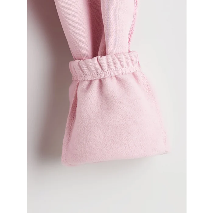 LCW Kids Pembe Fiyonklu Kız Çocuk Kalın Sweatshirt ve Eşofman Altı