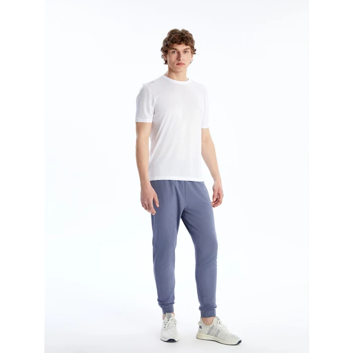 XSIDE ACTIVE Beyaz Bisiklet Yaka Kısa Kollu Erkek Spor Tişört