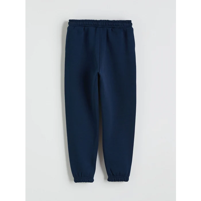 LCW Kids Lacivert Bisiklet Yaka New York Baskılı Erkek Çocuk Eşofman Takımı