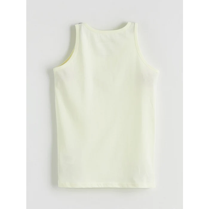 LCW Kids Beyaz Minecraft Baskılı Erkek Çocuk Atlet 2li