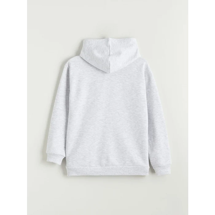 LCW Kids Gri Brawl Stars Baskılı Erkek Çocuk Kalın Sweatshirt