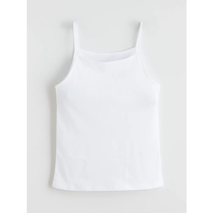 LCW Kids Pembe Kare Yaka Kız Çocuk Atlet 2li