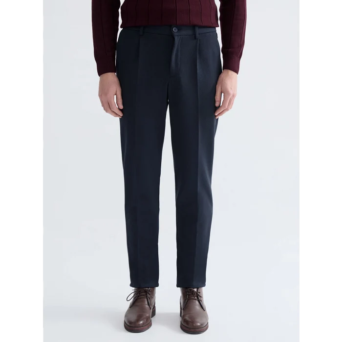 SOUTHBLUE Lacivert Standart Kalıp Gabardin Erkek Pantolon