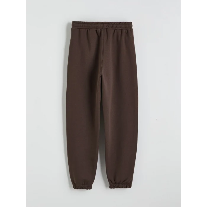 LCW Kids Kahverengi Bisiklet Yaka Erkek Çocuk Eşofman Takımı