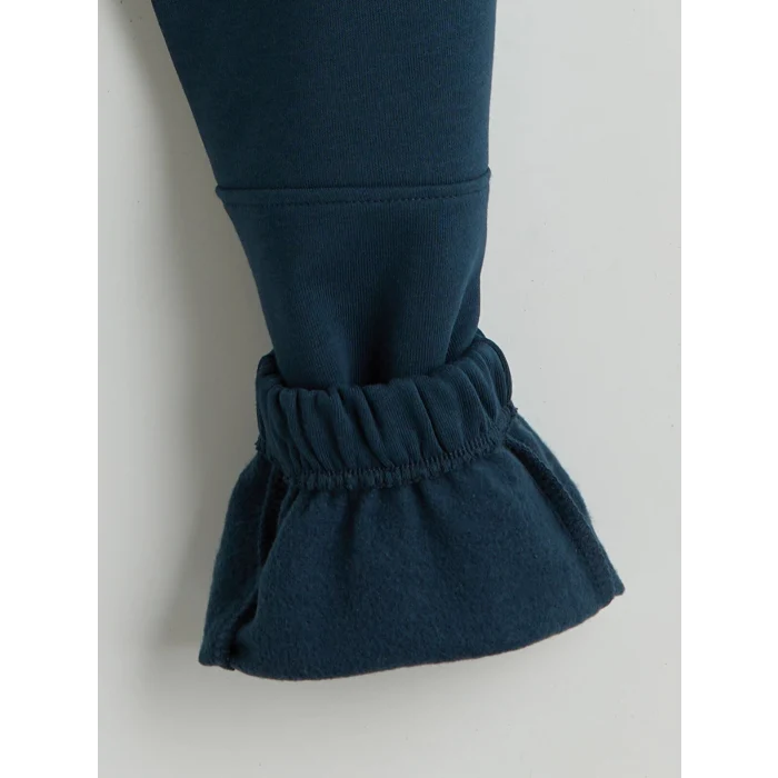 LCW Kids Petrol Beli Lastikli Erkek Çocuk Kalın Jogger Eşofman Altı