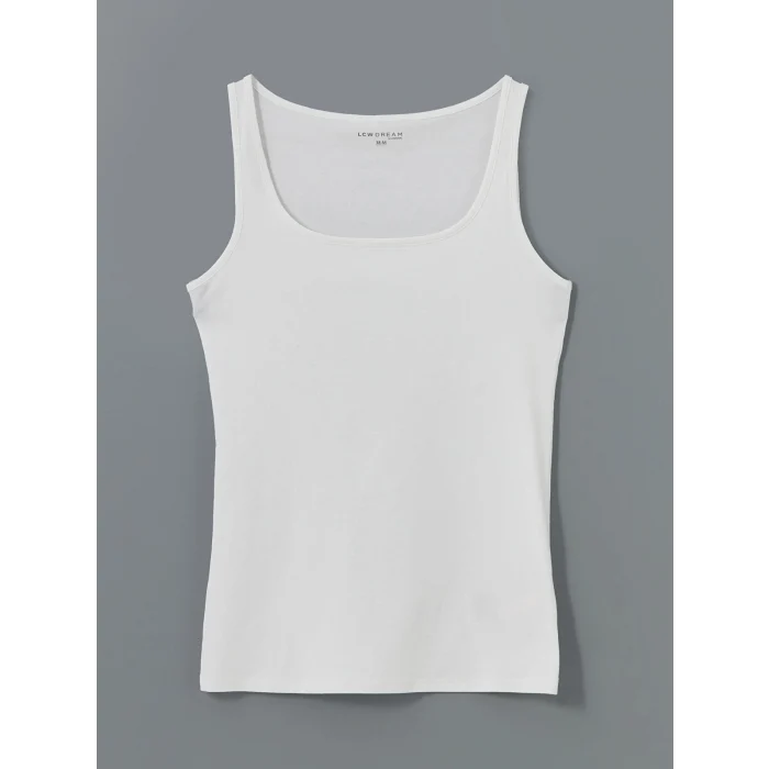 LCW DREAM Beyaz U Yaka Kadın Atlet