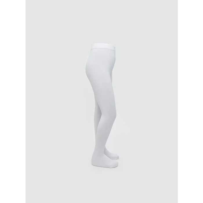 LCW Kids Ekru Basic Kız Çocuk Termal Külotlu Çorap