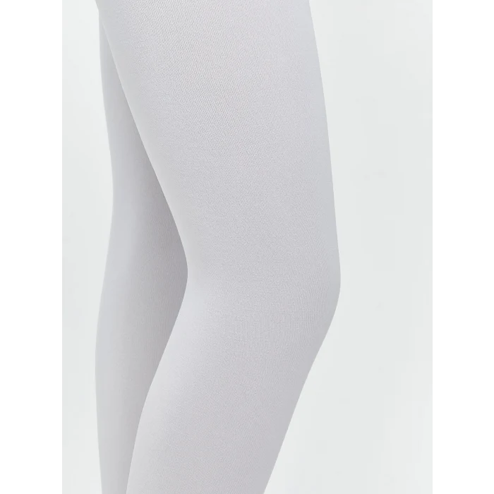 LCW Kids Ekru Basic Kız Çocuk Termal Külotlu Çorap