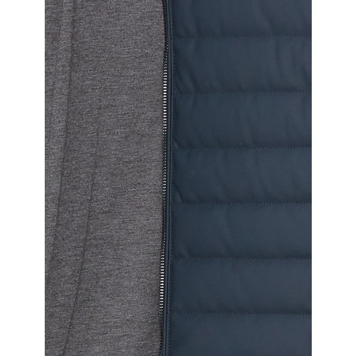 LCWAIKIKI Classic Lacivert Standart Kalıp Dik Yaka Erkek Deri Görünümlü Mont