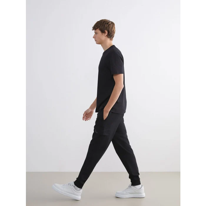 XSIDE ACTIVE Siyah Standart Kalıp Erkek Jogger Eşofman Altı