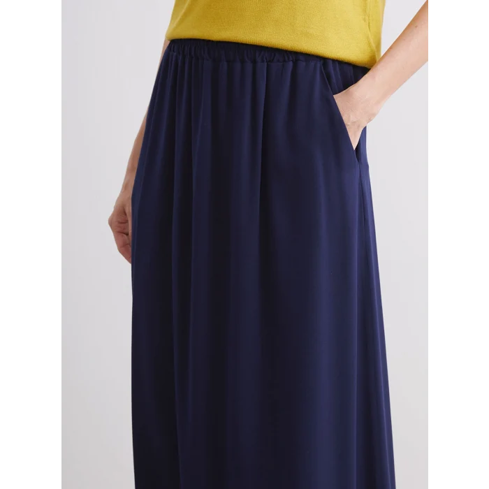 LCW Grace Lacivert Beli Lastikli A Kesim Etek