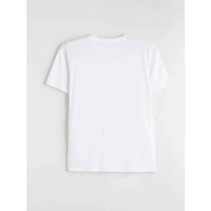 XSIDE Beyaz İstanbul Baskılı Kadın Tişört