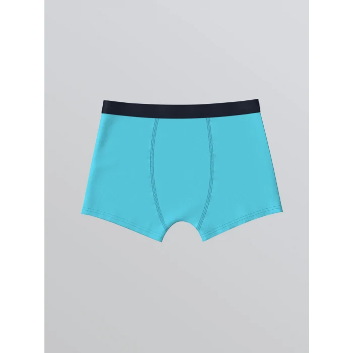 LCW Kids Gri Baskılı Erkek Çocuk Boxer 3lü