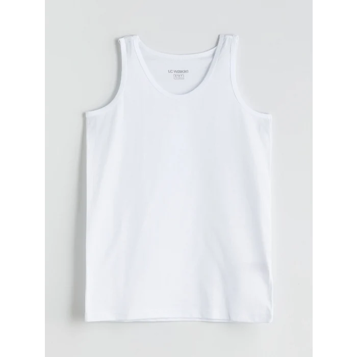 LCW Kids Lacivert Bisiklet Yaka Erkek Çocuk Atlet 5li