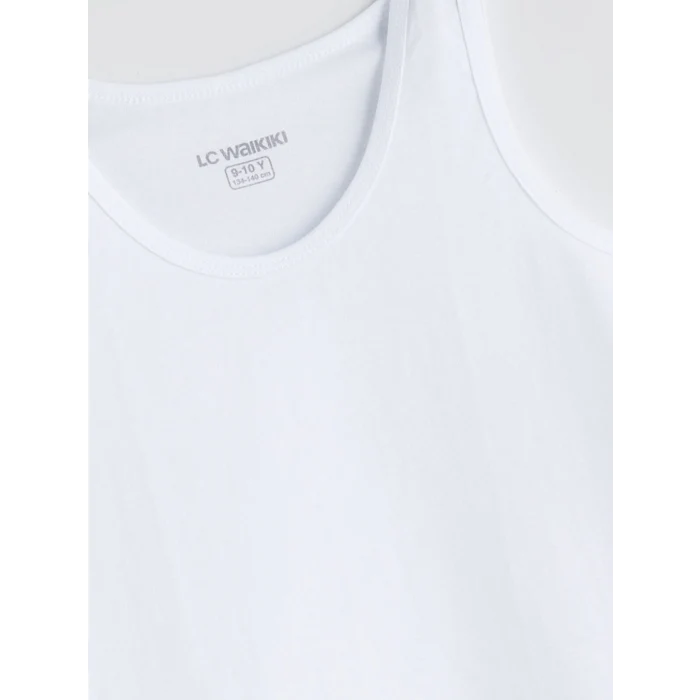 LCW Kids Lacivert Bisiklet Yaka Erkek Çocuk Atlet 5li