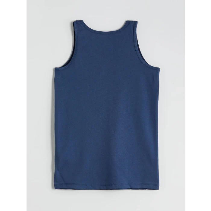 LCW Kids Lacivert Bisiklet Yaka Erkek Çocuk Atlet 5li