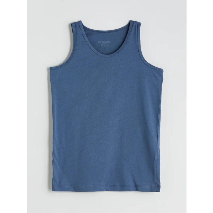 LCW Kids Lacivert Bisiklet Yaka Erkek Çocuk Atlet 5li