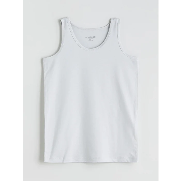 LCW Kids Lacivert Bisiklet Yaka Erkek Çocuk Atlet 5li