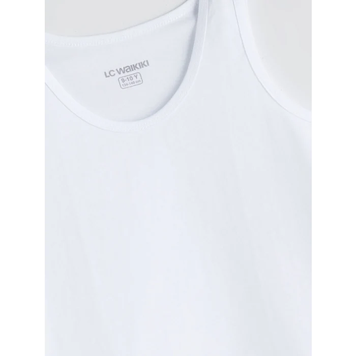 LCW Kids Lacivert Bisiklet Yaka Erkek Çocuk Atlet 5li