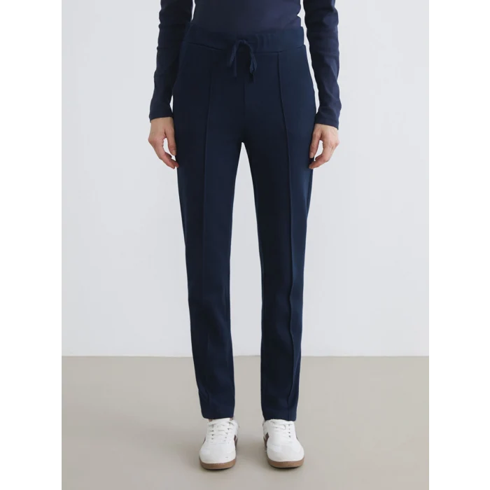 LCWAIKIKI Classic Lacivert Beli Lastikli Kadın Eşofman Altı