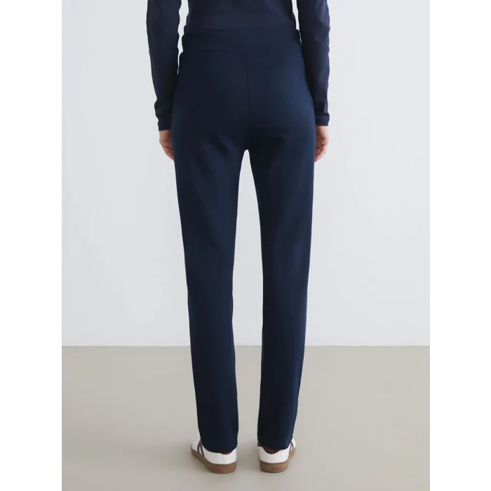 LCWAIKIKI Classic Lacivert Beli Lastikli Kadın Eşofman Altı