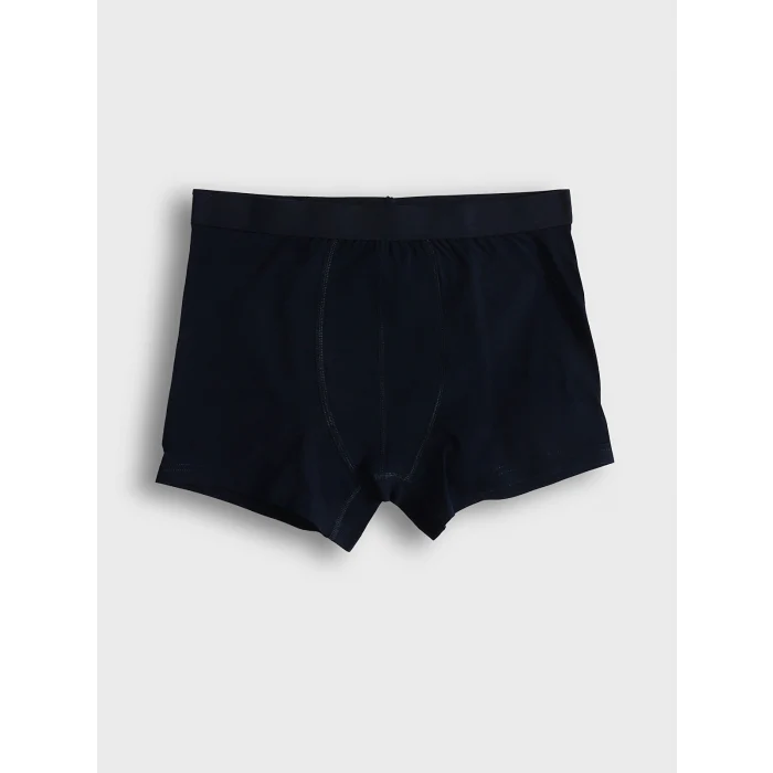 LC WAIKIKI Lacivert Standart Kalıp Pamuklu Esnek Erkek Boxer 3lü