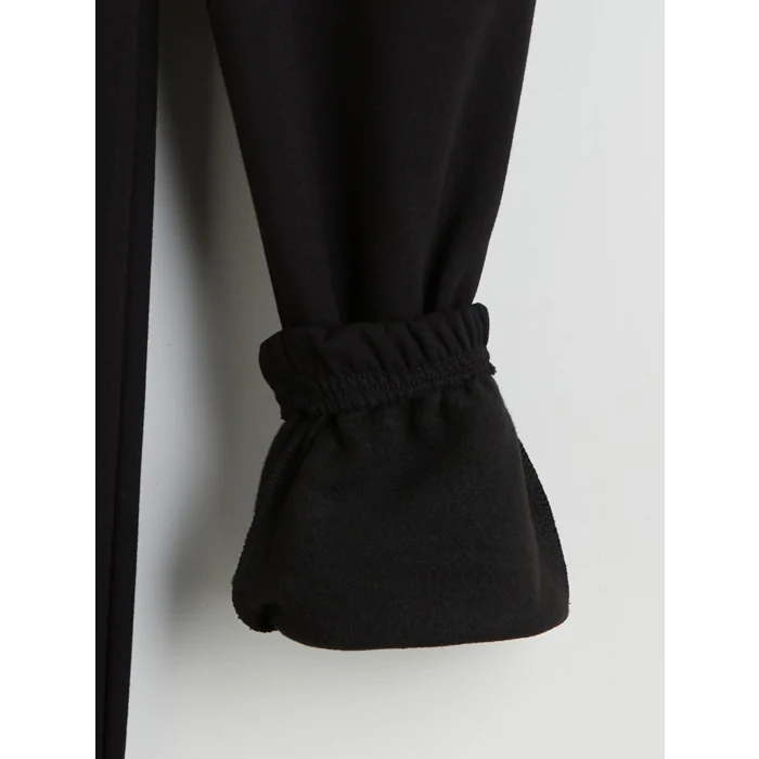 LCW Vision Siyah Beli Lastikli Kadın Kalın Jogger Eşofman Altı